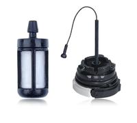 Haishine Bouchon d'Essence Bouchons pour Réservoir à Huile Carburant Tronçonneuse pour STIHL MS171 MS181 MS200 MS210 MS200T MS211 MS192 MS192T MS230 MS240 MS250 MS260 MS340 MS360 + MS180 Filter
