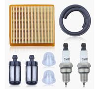 Haishine Bougie d'Allumage Filtre à Air Kit pour Stihl KM91R KM131 FS89 FS91 FS111 FS131 FS311 pour Stihl 4180-141-0300 41801410300 Débroussailleuse Coupe-Bordures