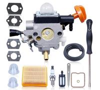 Haishine Carburateur pour débroussailleuse Stihl FS131R, tarière 4180-120-0617 FS131 R FS131 FS311 HT133 HT134 Perche élagueuse KombiMotor HT135 KM131 BT131 FB131 avec filtre à air