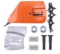 Haishine Couvercle d’Embrayage Frein Butée de Pare-Chocs Crampons de Plaque de Barre de Coupe Pointes pour Husqvarna 365 362 371 372 Scie à chaîne