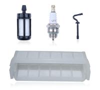 Haishine Filtre à air et Essence pour Stihl 021 023 025 MS210 MS230 MS250 MS 210 230 025 Tronçonneuse Pieces Detachees avec Bougie D'allumage Tuyau de Carburant 11233587701 11231201613