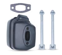 Haishine Joint de vis de boulon d'échappement de silencieux kit pour Husqvarna 50 51 55 55 Rancher Replacement 501766605 Tronçonneuse