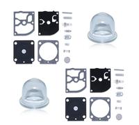 Haishine Kit 2 Pcs de réparation de joint de carburateur, avec 2 Bulles d'huile, pour Stihl FS 38 45 55 46 FS38 FS45 FS55 FS46 HS45 BG45 BG85 MM55 BT45 C1Q-S66