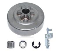 Haishine Kit de 3/8" Pignon Embrayage pour Stihl 017 018 MS170 MS180 021 023 025 MS210 MS230 MS250, Disque passif MS180 + rouleau à aiguilles + vis de tension + bague de retenue ouverte + déflecteur