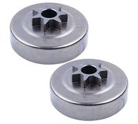 Haishine Kit de pignon de tambour d'embrayage 2Pcs / lot .325 7T pour STIHL MS170 MS180 MS210 MS230 MS250 017 018 021 023 025 tronçonneuse à chaîne