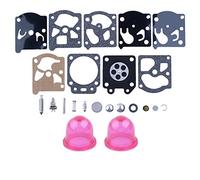 Haishine Kit de Reconstruction pour la réparation de révision générale Poire de carburateur Compatible avec Tondeuse-souffleuse pour Walbro K24-WAT WT866 WT924 WT773 souffleuse