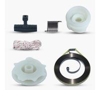 Haishine Kit de réparation de ressort de poulie de démarrage Recoil pour Husqvarna 137 142 235 236 240 530071966 530042095 Pièces de moteur de moteur de tronçonneuse