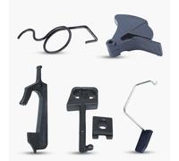 Haishine Kit de tige de starter de serrure à ressort pour déclencheur pour Husqvarna 142 137 136 141 141 36 41 Pièces de rechange pour tronçonneuse