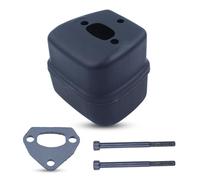 Haishine Kit d'échappement de silencieux pour Husqvarna 36 41 136 137 141 142 Partie de la Tronçonneuse Silent Block # 530069415