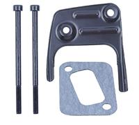 Haishine Kit d'échappement de Support d'échappement et de Boulon à vis pour Husqvarna 350 353 346XP 345 340 351 Jonsered 2150 2153 Scie à chaîne 503-8628-03
