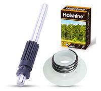 Haishine Kit d'engrenage à vis sans fin à levier d'arbre de piston de pompe à huile pour Husqvarna 435 440E 445 450 450E 340 345 350 Scie EPA 503 93 21 01,540057901