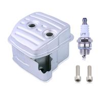 Haishine Kit silencieux avec vis pour tronçonneuses Stihl MS231 MS231C MS251 MS251C, remplace 1143 140 0651