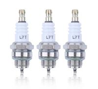 Haishine Lot de 3 Bougies d'allumage pour 2 Temps Moteurs, Compatible avce Stihl 024 026 029 MS201T MS240 MS260 MS290 HS81T Tronçonneuses,Remplacer 1110 400 7005, 531 30 06 88, 0000 400 7011