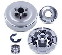 Haishine Pignon d'Embrayage pour Stihl MS 182 MS 162 MS 172 MS 172 C-BE MS 212 MS 212 C-BE avec Roulement à Aiguilles/Circlip/Rondelle
