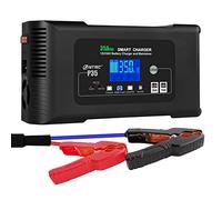 Haisito Chargeur de Batterie Voiture 12V 24V 35A, Chargeur Batterie Auto et Moto Rapide Intelligent, Chargeur et Mainteneur pour Batterie Lithium LiFePO4 Plomb-Acide (AGM, Gel, EFB, VRLA, etc.)