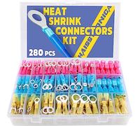 Haisstronica 280 Connecteurs Fil Thermorétractables