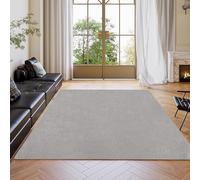 HaiTaoSy Tapis Salon Moderne, Moelleux à Poils Longs, Tapis Lavable en Machine, Dessous Antidérapant, Ne Perd Pas Ses Poils, pour Entree Lnterieur, Chambre, Couloir, 40x100cm, Gris