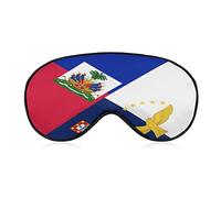 Haïti Açores Drapeau Sommeil Masque Pour Les Yeux Doux Sommeil Couverture Bandeau Masque De Sommeil Couverture pour Sommeil Voyage