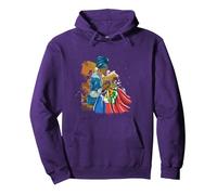 Haïti Ayiti Fierté Femme Haïtienne Jour du Drapeau Fille Sweat à Capuche, Unisexe pour Adultes, Violet, M