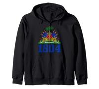 Haiti Est. 1804 Pride Drapeau des Caraïbes Sweat à Capuche
