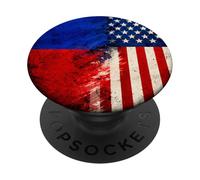 Haïti États-Unis Haïtiens Américains PopSockets PopGrip Adhésif