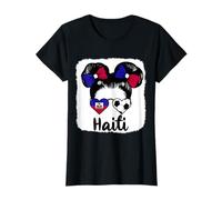 Haiti - Fille Drapeau de la Haïti Ayiti Supporters Haïtiens T-Shirt