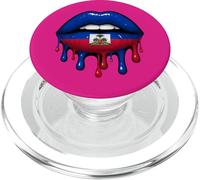 Haïti Girl Lips Drip PopSockets PopGrip pour MagSafe