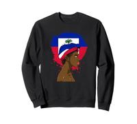 Haïti Haïtien Drapeau Fier Femme Reine Sweatshirt
