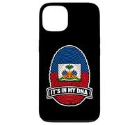 Haiti It's in My DNA Drapeau haïtien avec Empreintes digitales Coque pour iPhone 13