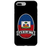 Haiti It's in My DNA Drapeau haïtien avec Empreintes digitales Coque pour iPhone 7 Plus/8 Plus