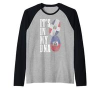Haïti République dominicaine It's In My DNA Pride Cuban Roots Manche Raglan