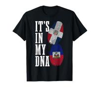 Haïti République dominicaine It's In My DNA Pride Cuban Roots T-Shirt