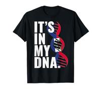 Haiti Roots Drapeau Empreinte Digitale Patriotique T-Shirt