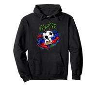 Haiti Soccer 2026 Drapeau haïtien pour Fan de Football des Caraïbes Sweat à Capuche