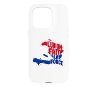 Haïti Union Force Haitian Devise Pride 1804 Heritage Creole Coque pour iPhone 15 Pro