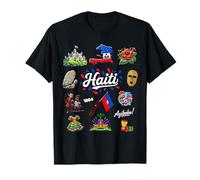 Haitian Pride Culture Heritage Outfit Idea Haïti Flag Kids T-Shirt