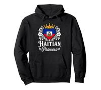 Haitian Princess Haiti Flag Proud Haitian Girl Sweat à Capuche