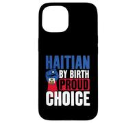 Haïtien de naissance Haïti Pride Coque pour iPhone 15