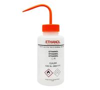 haituoyizhan 1 flacon coudé en plastique pour alcool éthylique de laboratoire, rincer, nettoyer en toute sécurité (250 ml)