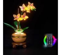 HAIWENFEIQI Kit d'éclairage LED pour modèle Lego 10343 Orchidée, lumières LED compatibles avec le modèle Lego 10343 Orchidée (éclairage à distance)