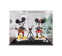 HAIWENFEIQI Vitrine en acrylique pour Lego 43179 Mickey et Minnie - Anti-poussière - Transparent - Compatible avec Lego 43179 - 50 x 25 x 40 cm