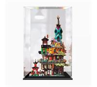 HAIWENFEIQI Vitrine en acrylique pour Lego 71741 Ninja Garden Block Model, anti-poussière transparente, compatible avec kit de construction Lego 71741, modèle non inclus, 51 x 36 x 78 cm (3 mm)
