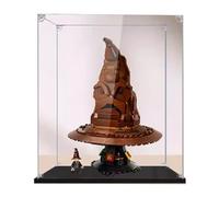 HAIWENFEIQI Vitrine en acrylique pour modèle de chapeau Lego 76429, boîte de présentation transparente anti-poussière compatible avec kit de construction Lego 76429, (modèle non inclus) Dimensions :