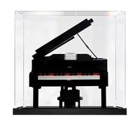 HAIWENFEIQI Vitrine en acrylique pour modèle de piano Lego 21323, boîte de présentation transparente anti-poussière compatible avec le kit Lego 21323 (modèle non inclus) (2 mm)