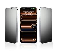 HAIWILL Lot de 3 films de protection d'écran mats pour iPhone 15 Pro Max - En verre trempé - Anti-traces de doigts - Anti-traces de doigts - Protection de confidentialité - 9H - Pour Apple 15 Pro Max