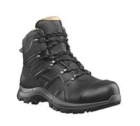 HAIX Black Eagle Safety 56 LL mid Chaussures de travail robustes S3 avec doublure en cuir pour un usage quotidien. noirUK 9.5 / EU 44