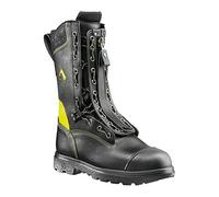 HAIX Fire Flash Gamma Botte à lacet et glissière avec une protection anti-coupure classe 2. noirUK 7-7.5 / EU 41