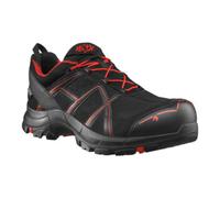 HAIX Black Eagle Safety 40 Low Black/Red: Moderne-Sportif, Design combiné avec la Technologie de sécurité innovante. UK 9.5 / EU 44