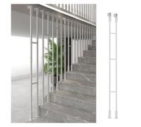 HAIXHX Garde Corps Exterieur Balustres D'escalier, Balustres Modernes pour Couloirs Intérieurs, Barres D'appui sur Mesure pour Balcons/greniers/Villas(White,40cm/15.7in/1.3ft)