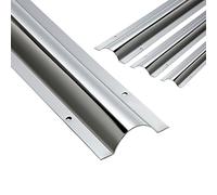 HAIXHX Goulottes Canal de Gestion des câbles Extra Large pour Le Mur/Le Sol, Couvre-câble en Acier Inoxydable pour la Gestion des câbles, Cache-câble décoratif(Length 130cm/51.2in,No.4)